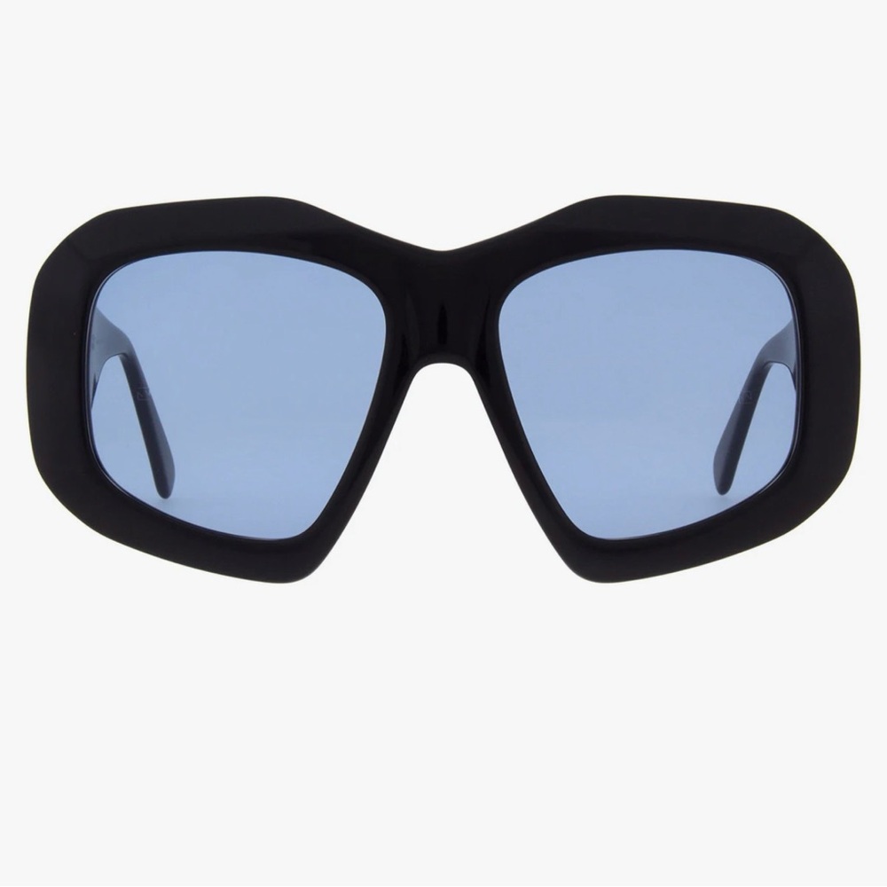 Andy Wolf X Christopher John Rogers Linden Black Oversized Women's Sunglasses